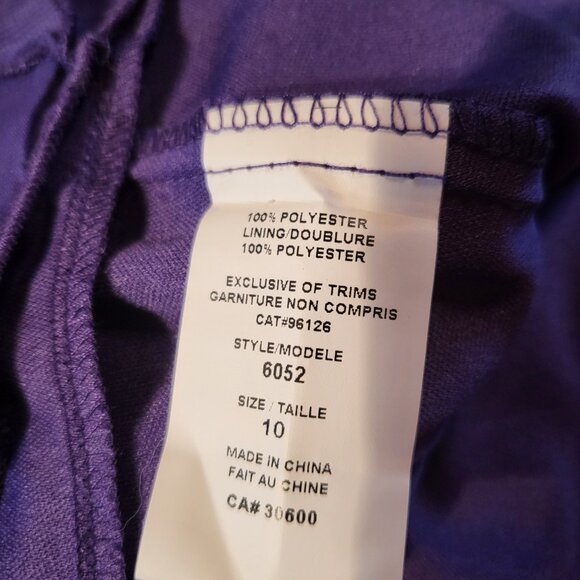 Jolie purple dress sequin bustier and ruffle skirt - Picture 4 of 7